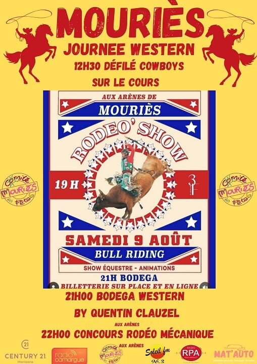 Journée Western et Rodéo show 2025 à Mouriès