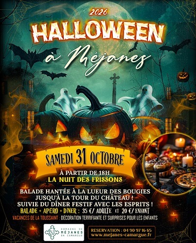 Halloween 2026 au domaine de Méjanes - La grande nuit des frissons
