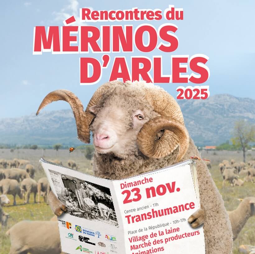 Rencontres du Mérinos d'Arles les 22 et 23 novembre 2025 à Arles