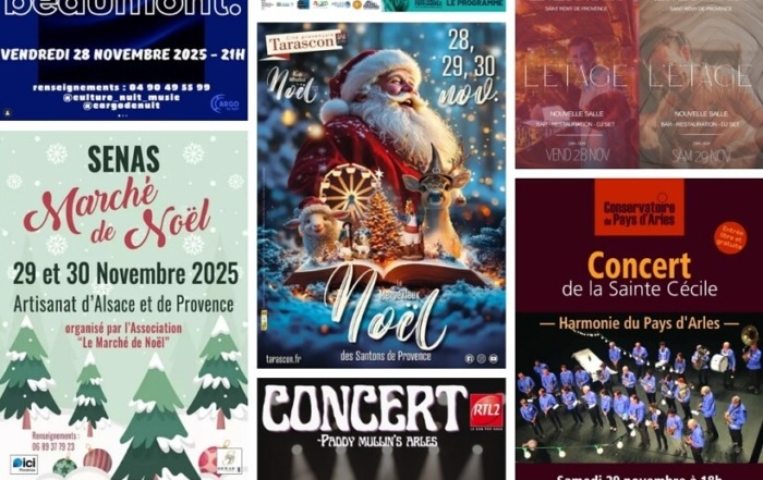 Les sorties du week-end sur Arles, la Camargue et les Alpilles du 27 au 30 novembre 2025