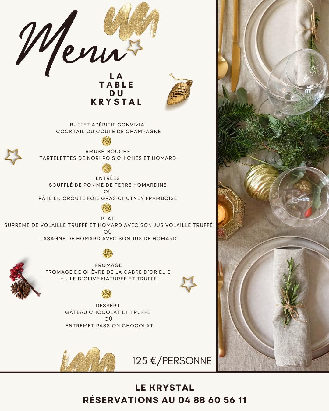 Réveillon Nouvel An 2026 au Krystal à Arles