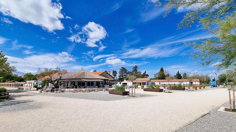 Esplanade du domaine de Méjanes en Camargue