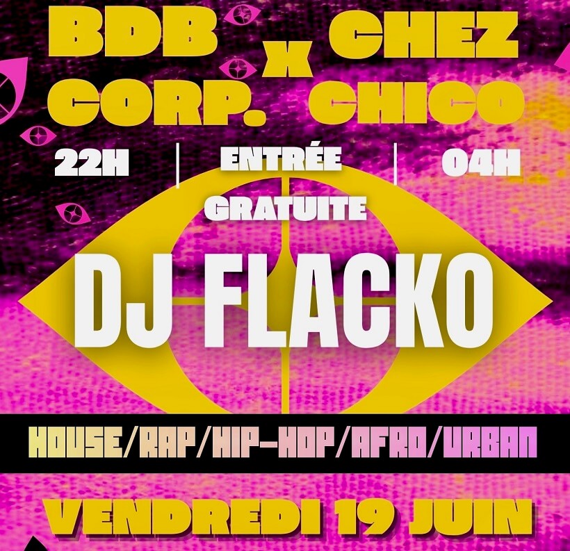 Soirée BDB Corp à la chapelle du patio de Camargue à Arles le 19 juin 2026