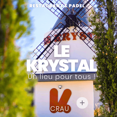 Le Krystal, Club de padel et restaurants à Moulès près d'Arles
